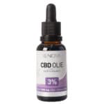 En flaske Renova CBD Olie 3% (30 ml).