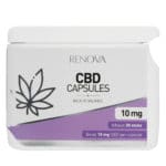 Renova CBD kapsler 2,5% med hampefrø olie (10mg).