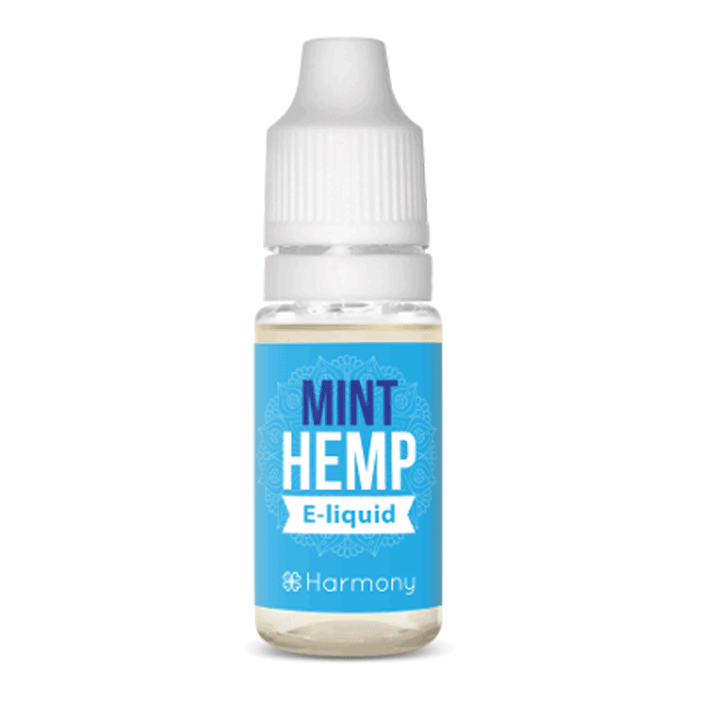 en flaske Harmony E-Væske 300mg CBD - Classic Hemp (10ml)