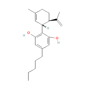 den strukturelle struktur af en benzylyl-benzyl-benzyl-benz.