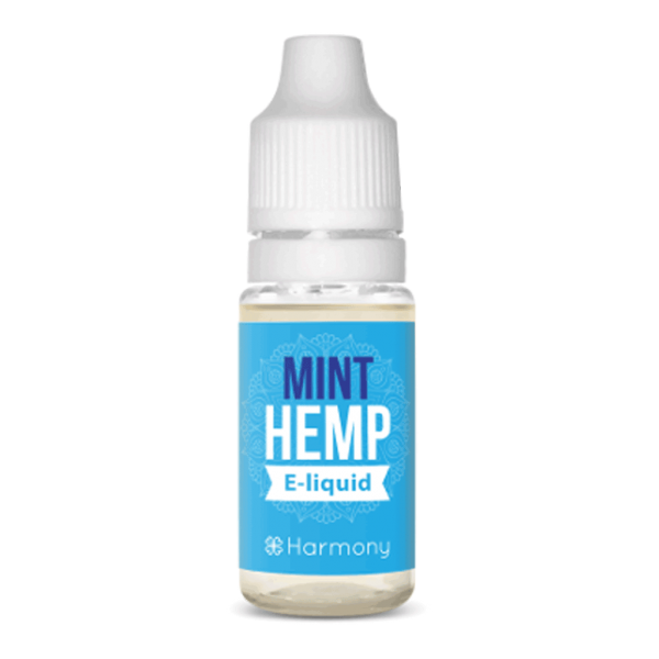 en flaske Harmony E-Væske 300mg CBD - Classic Hemp (10ml)